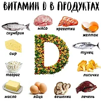 ВИТАМИН D В ПРОДУКТАХ ПИТАНИЯ