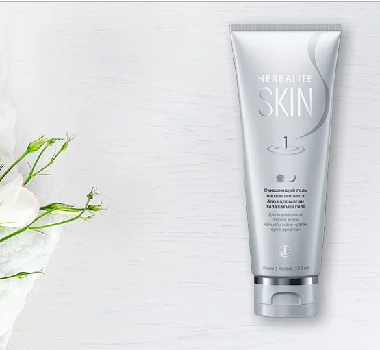 Очищающий гель на основе Алоэ SKIN